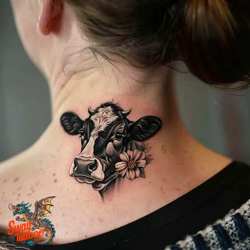 160 Cow Tattoo Design Ideas: Meaning, Art & Tradition 82 Cow Tattoo