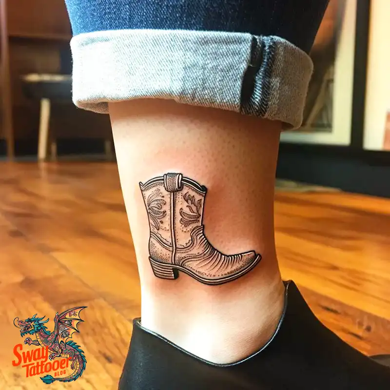 100 Cowboy Boot Tattoo Designs: Western Symbolism & Style 84 Cowboy boot tattoo