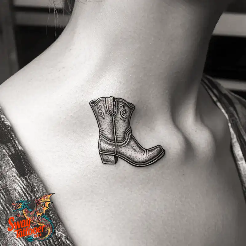100 Cowboy Boot Tattoo Designs: Western Symbolism & Style 74 Cowboy boot tattoo