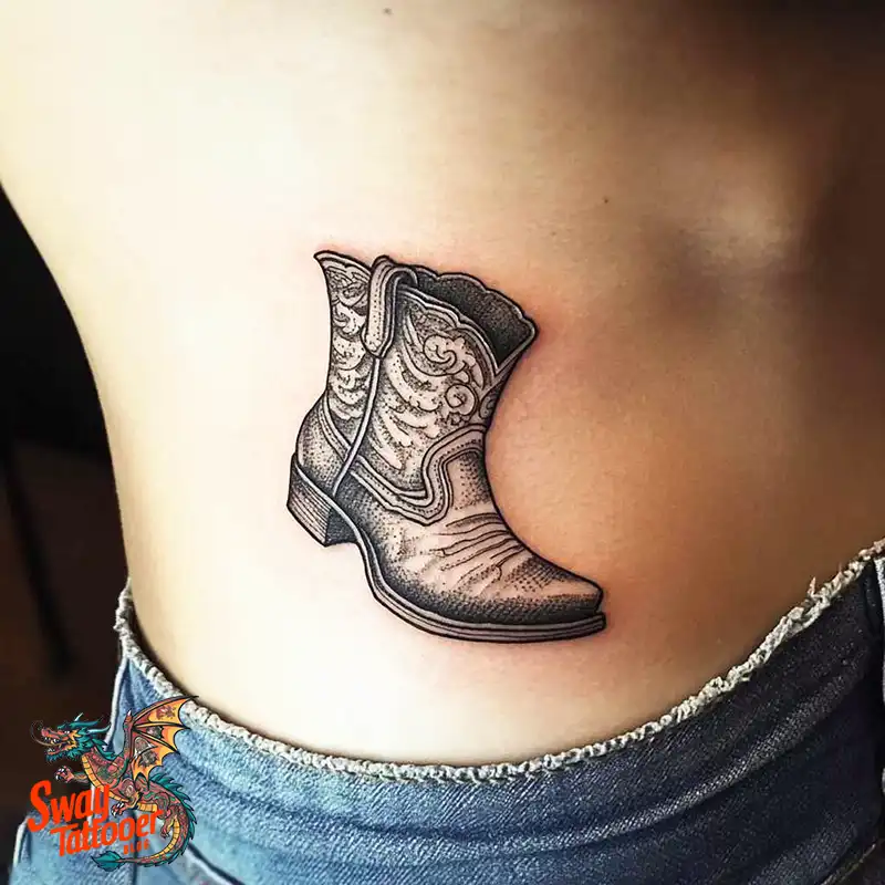 100 Cowboy Boot Tattoo Designs: Western Symbolism & Style 73 Cowboy boot tattoo