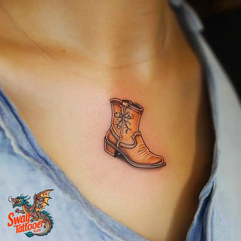 100 Cowboy Boot Tattoo Designs: Western Symbolism & Style 69 Cowboy boot tattoo