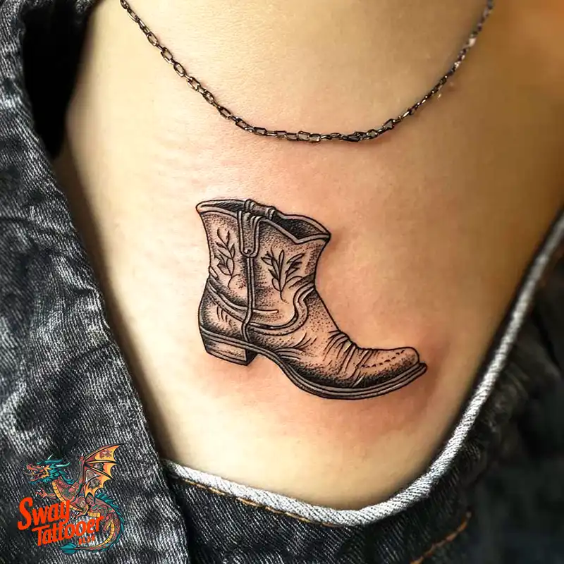 100 Cowboy Boot Tattoo Designs: Western Symbolism & Style 70 Cowboy boot tattoo