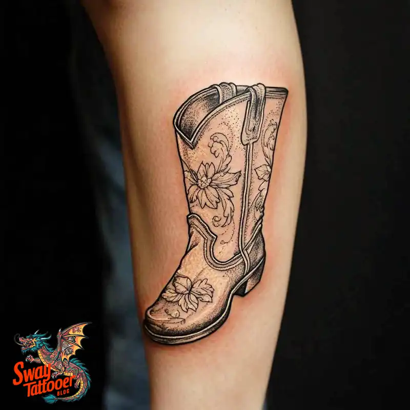 100 Cowboy Boot Tattoo Designs: Western Symbolism & Style 83 Cowboy boot tattoo