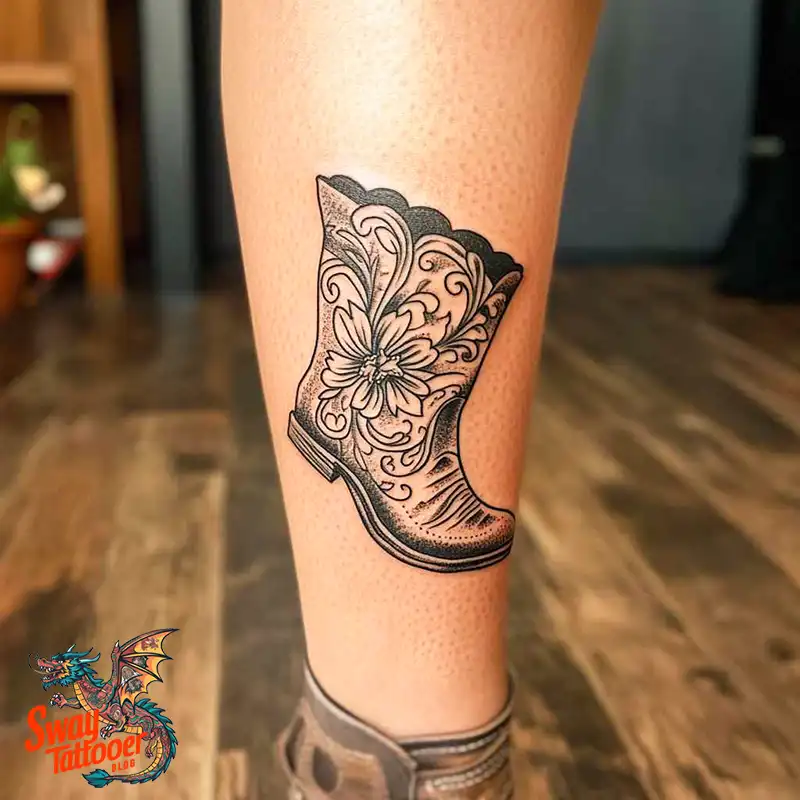 100 Cowboy Boot Tattoo Designs: Western Symbolism & Style 61 Cowboy boot tattoo