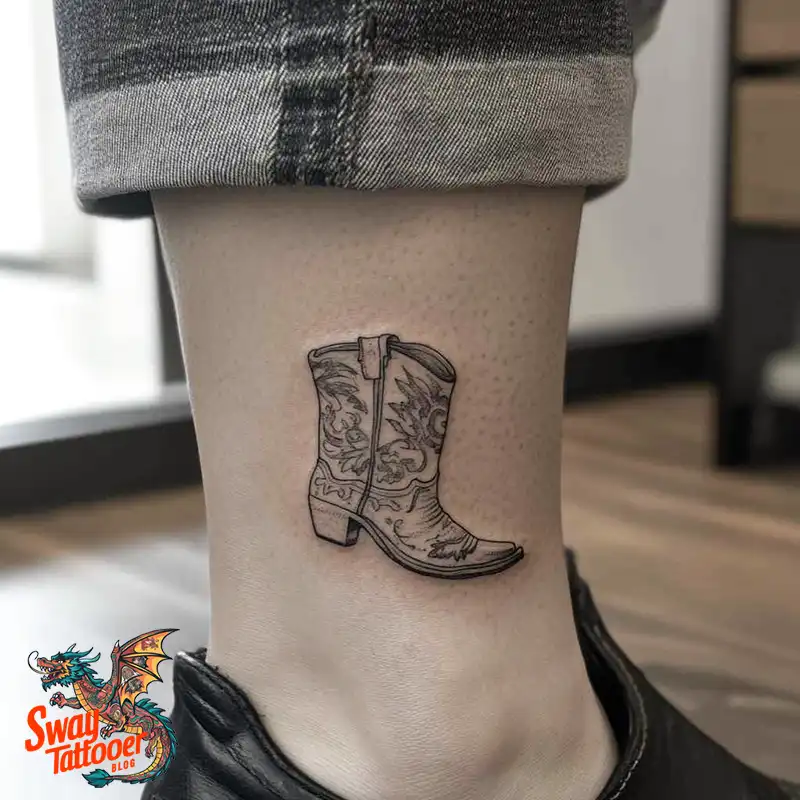 100 Cowboy Boot Tattoo Designs: Western Symbolism & Style 52 Cowboy boot tattoo