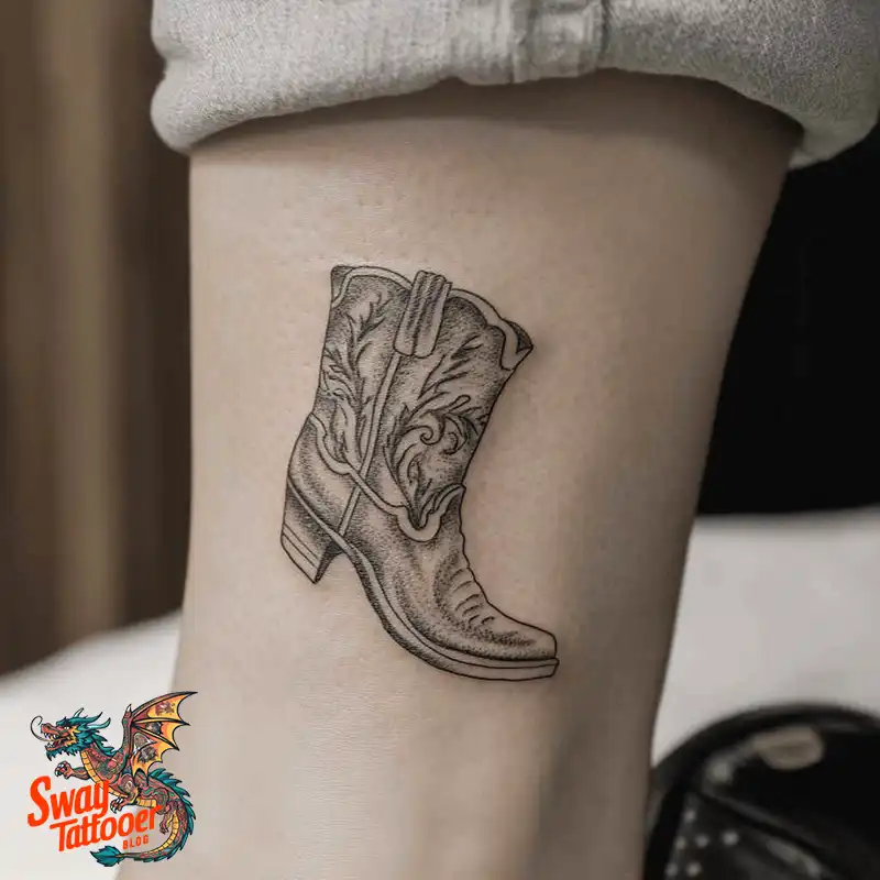 100 Cowboy Boot Tattoo Designs: Western Symbolism & Style 50 Cowboy boot tattoo