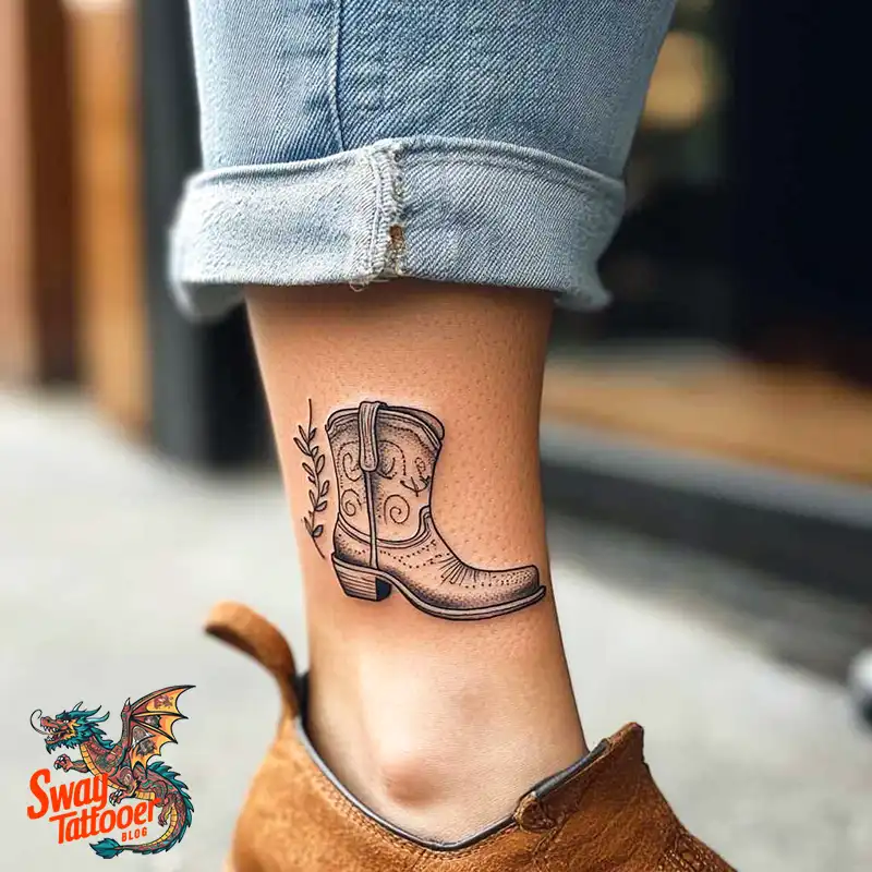 100 Cowboy Boot Tattoo Designs: Western Symbolism & Style 44 Cowboy boot tattoo