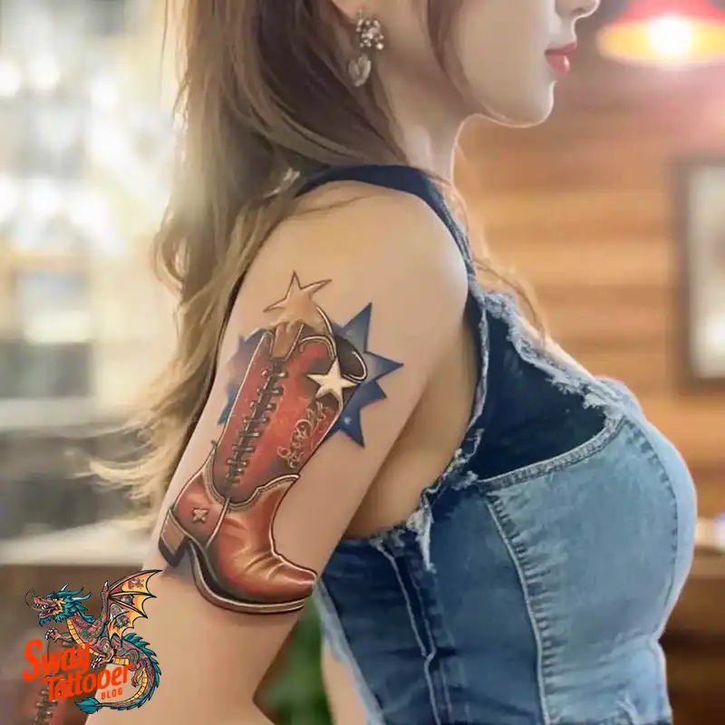 100 Cowboy Boot Tattoo Designs: Western Symbolism & Style 48 Cowboy boot tattoo