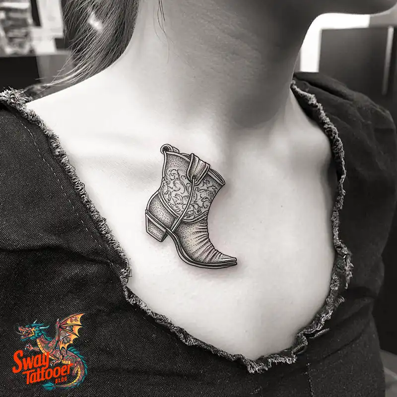 100 Cowboy Boot Tattoo Designs: Western Symbolism & Style 40 Cowboy boot tattoo