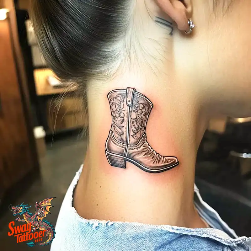 100 Cowboy Boot Tattoo Designs: Western Symbolism & Style 37 Cowboy boot tattoo