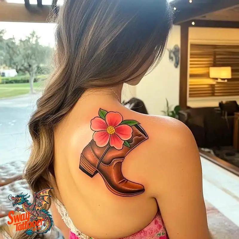 100 Cowboy Boot Tattoo Designs: Western Symbolism & Style 33 Cowboy boot tattoo