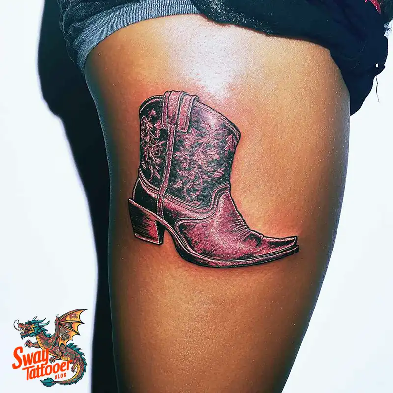 100 Cowboy Boot Tattoo Designs: Western Symbolism & Style 27 Cowboy boot tattoo