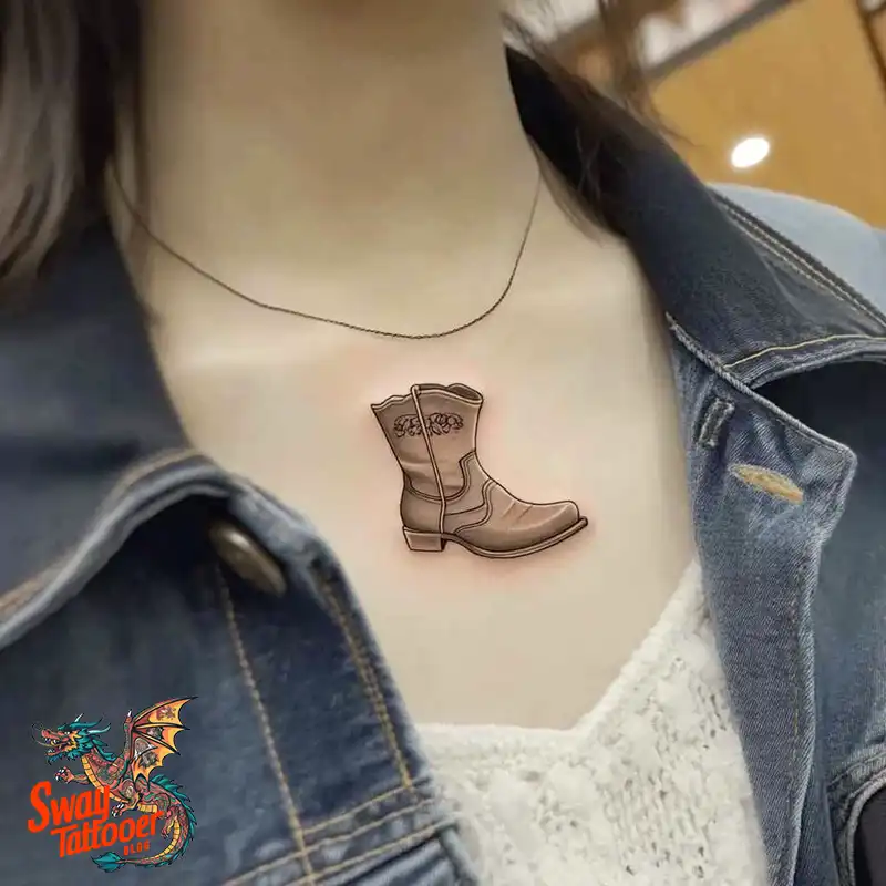 100 Cowboy Boot Tattoo Designs: Western Symbolism & Style 76 Cowboy boot tattoo