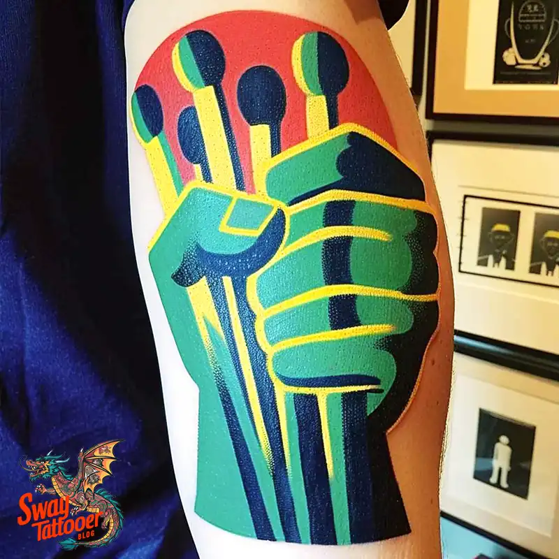 Drummer tattoo