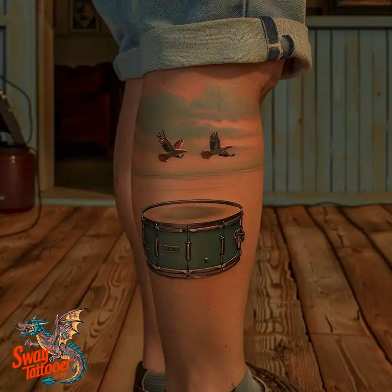 Drummer tattoo