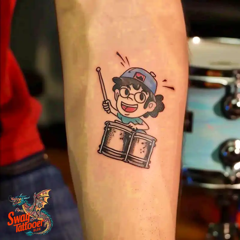 Drummer tattoo