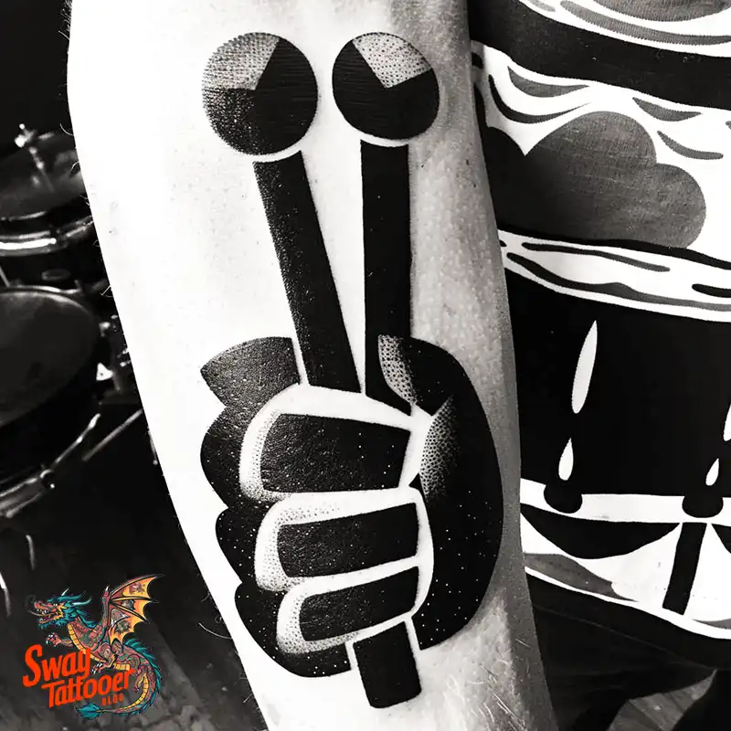 Drummer tattoo