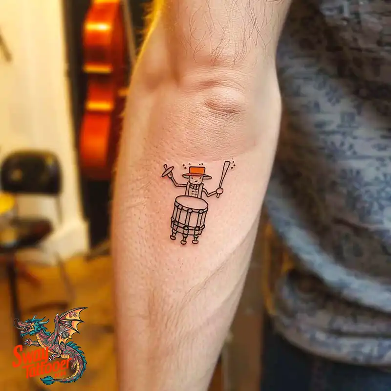 Drummer tattoo