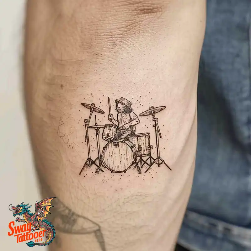 Drummer tattoo