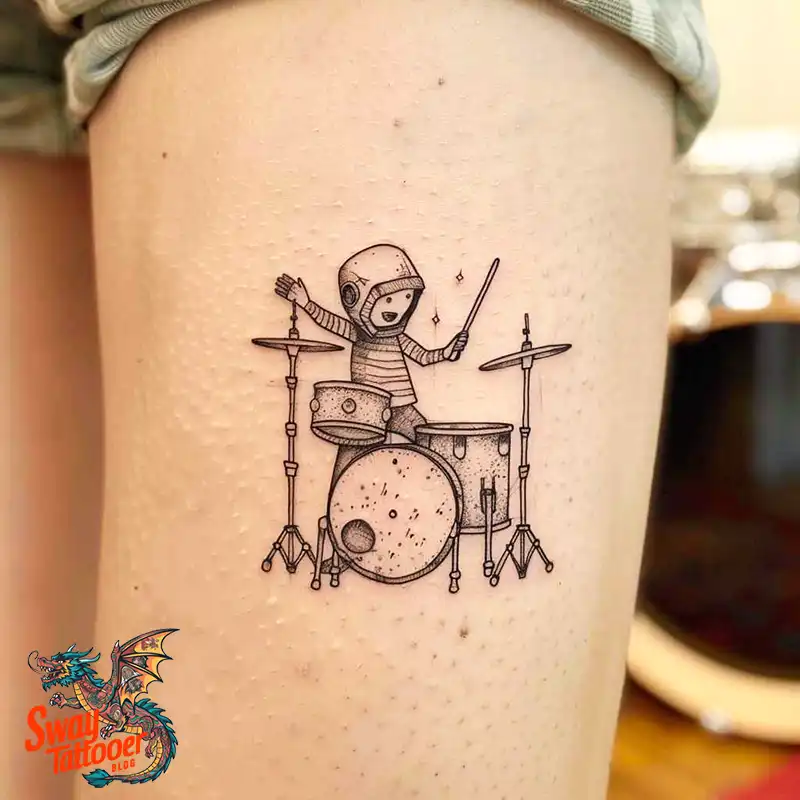 Drummer tattoo