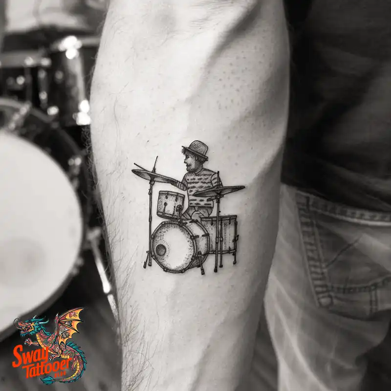 Drummer tattoo