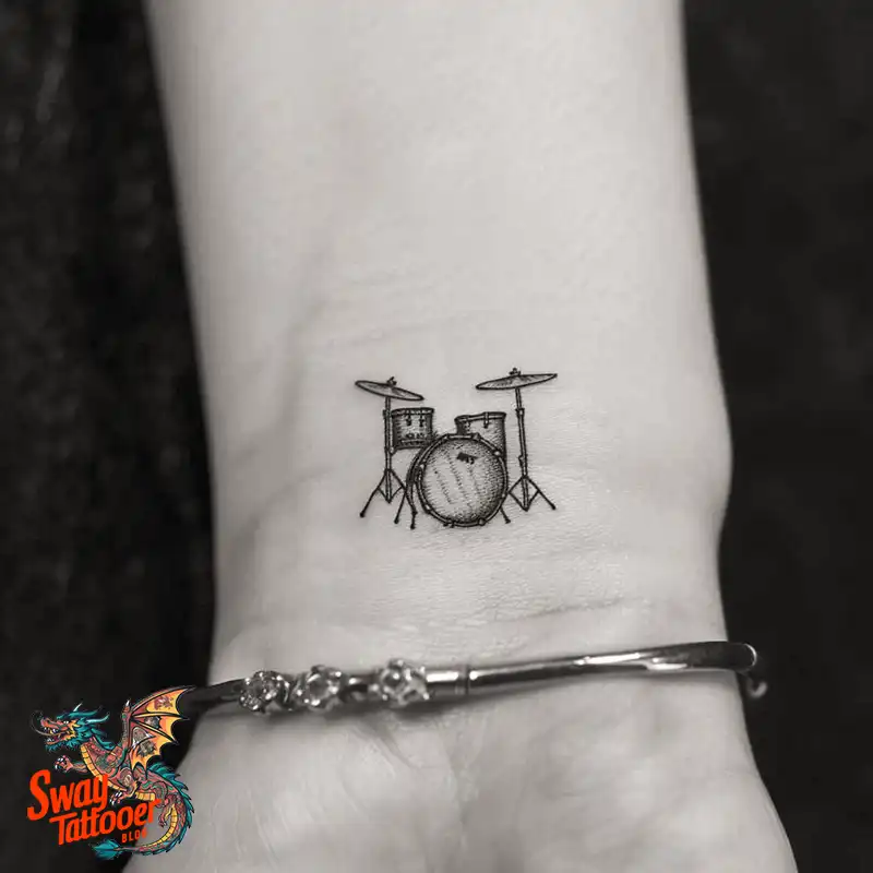 Drummer tattoo