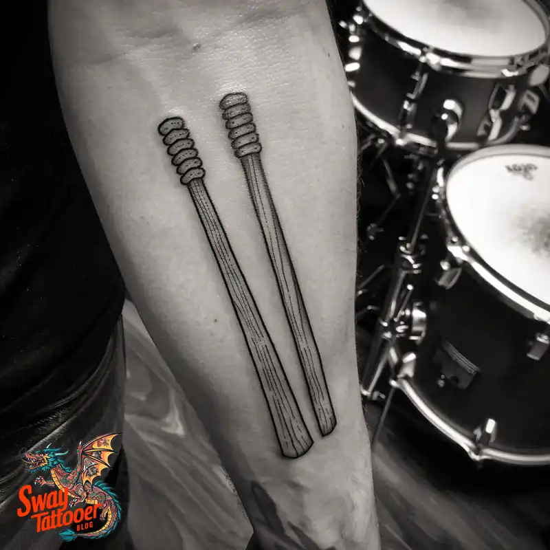 Drummer tattoo
