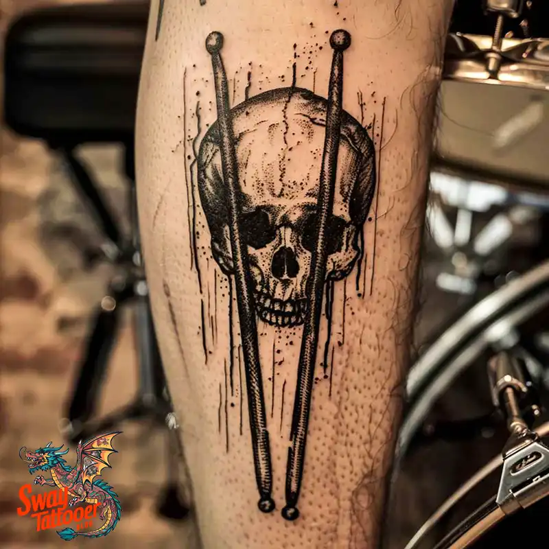 Drummer tattoo