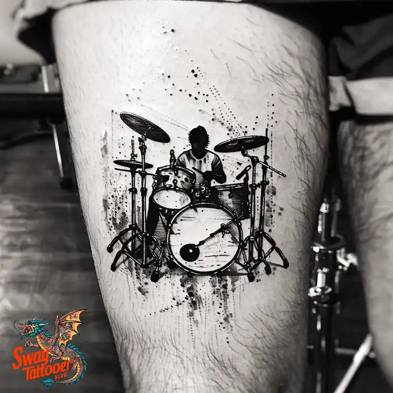 Drummer tattoo
