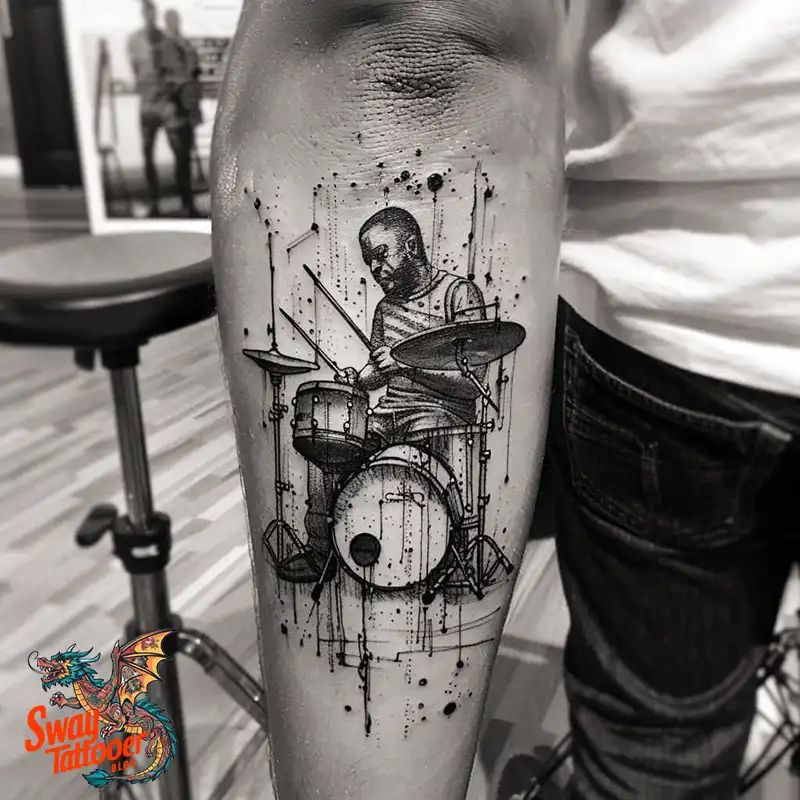 Drummer tattoo