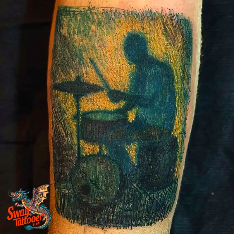 Drummer tattoo
