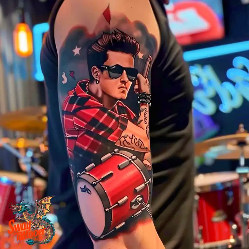 Drummer tattoo