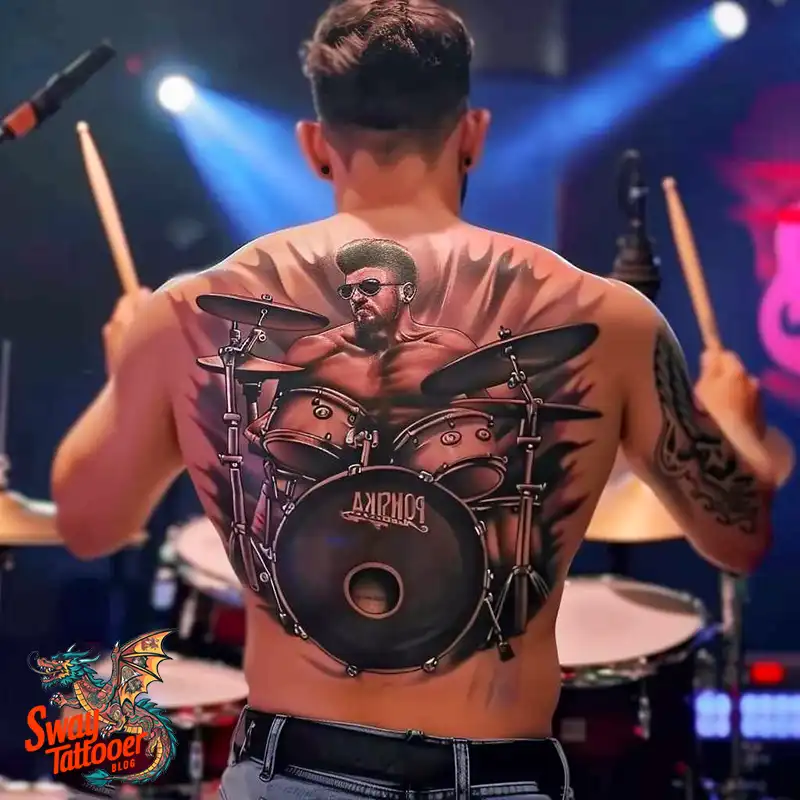 Drummer tattoo