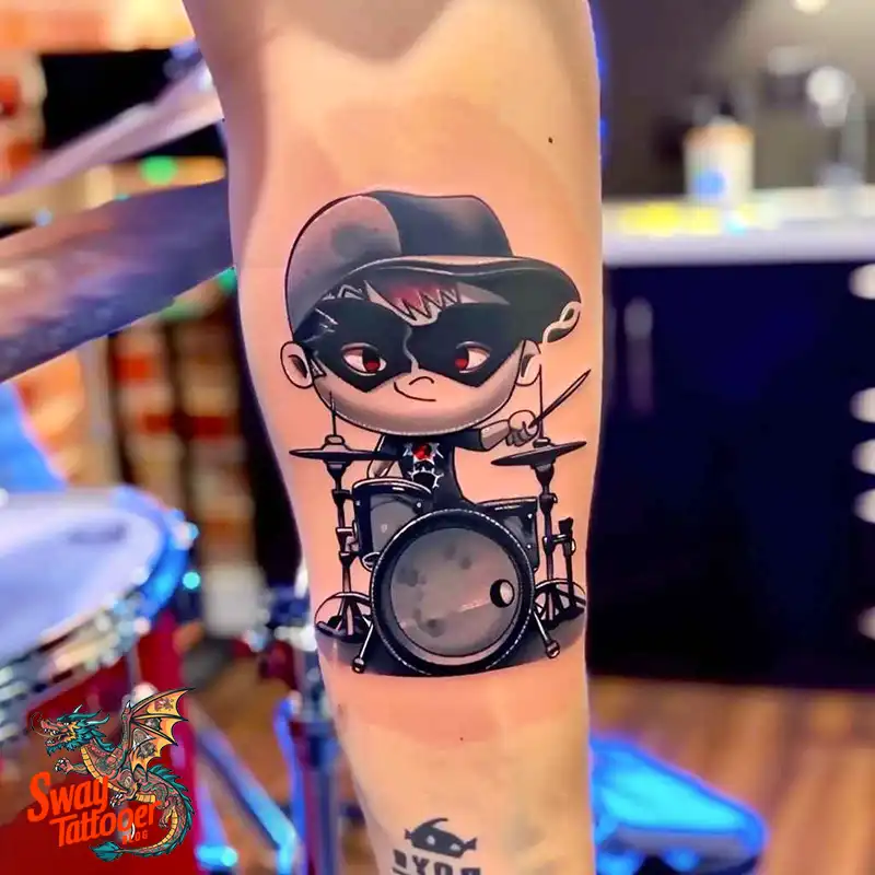 Drummer tattoo