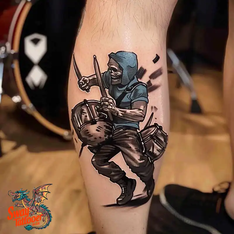 Drummer tattoo