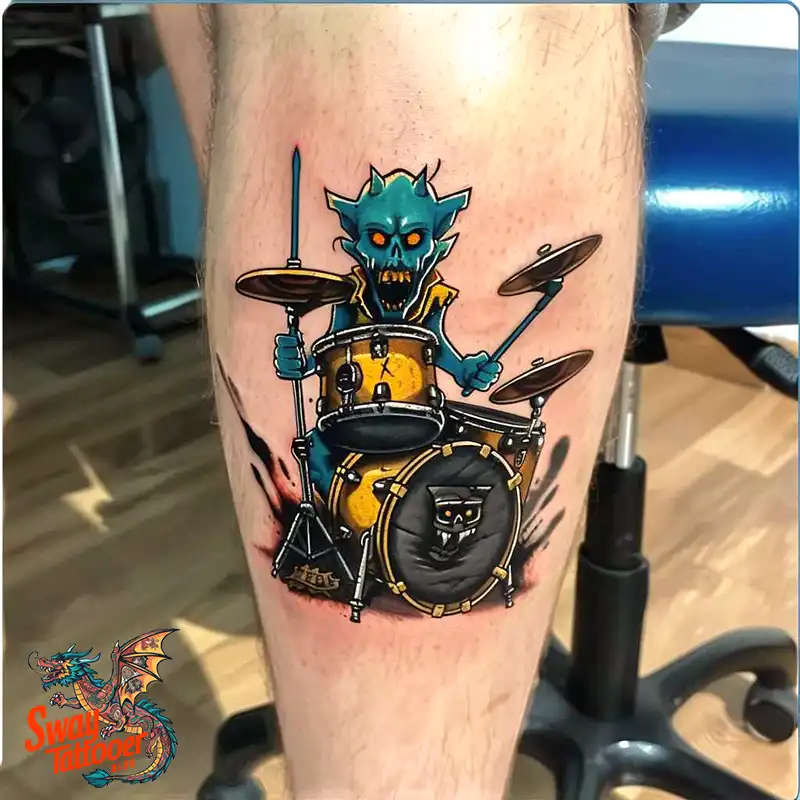 Drummer tattoo