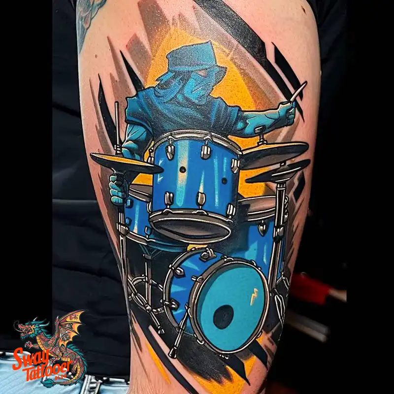 Drummer tattoo