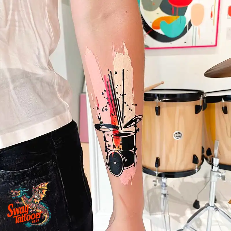 Drummer tattoo