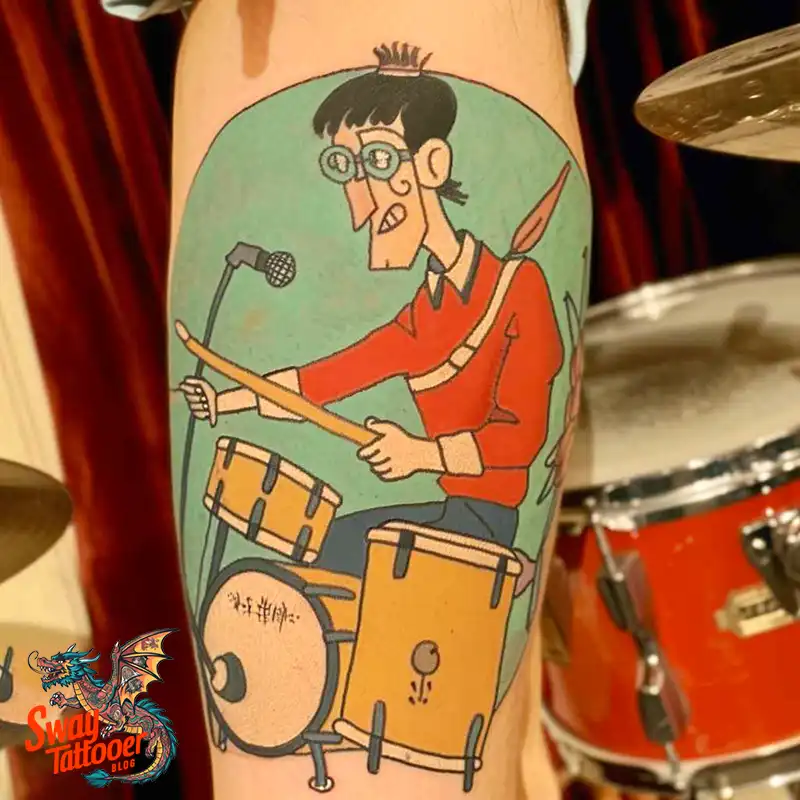 Drummer tattoo