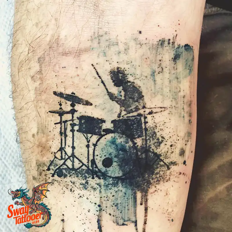 Drummer tattoo