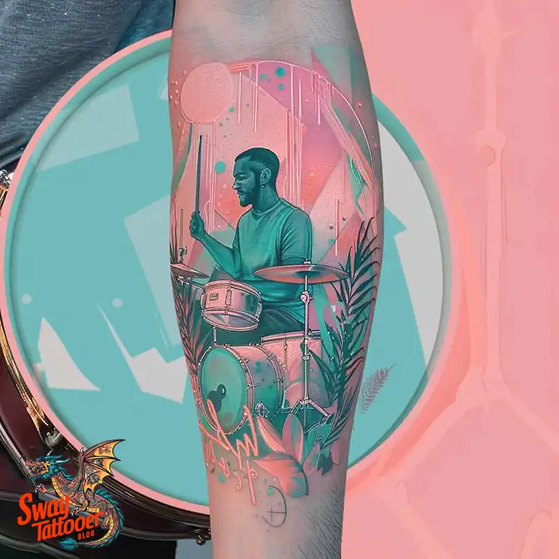 Drummer tattoo