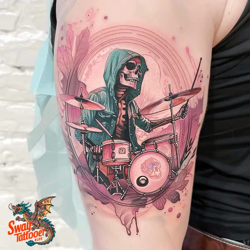Drummer tattoo