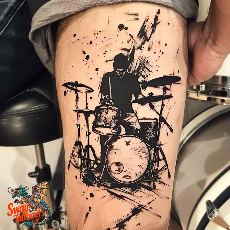 Drummer tattoo