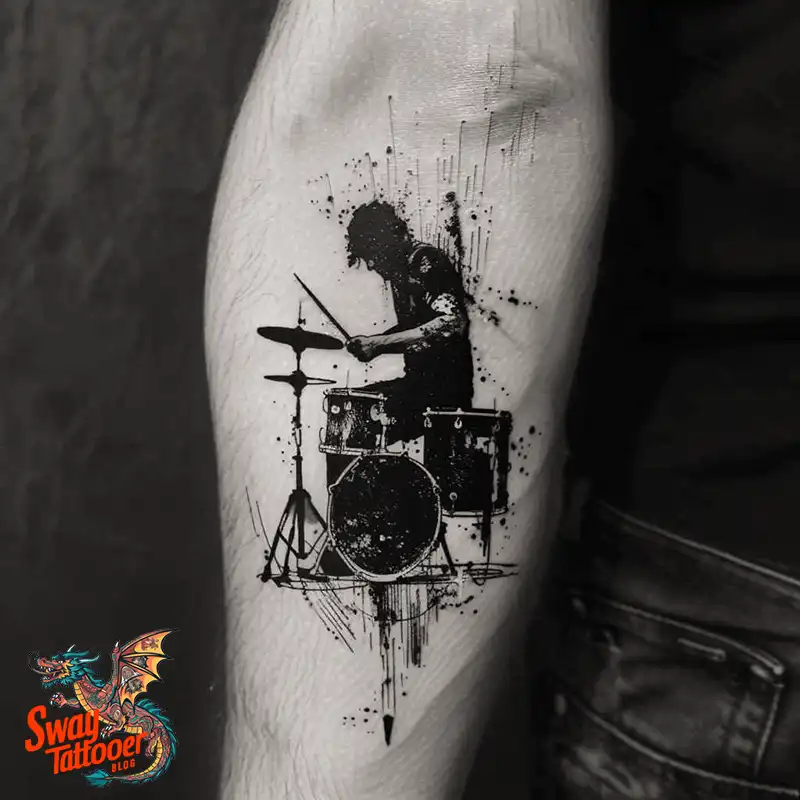 Drummer tattoo