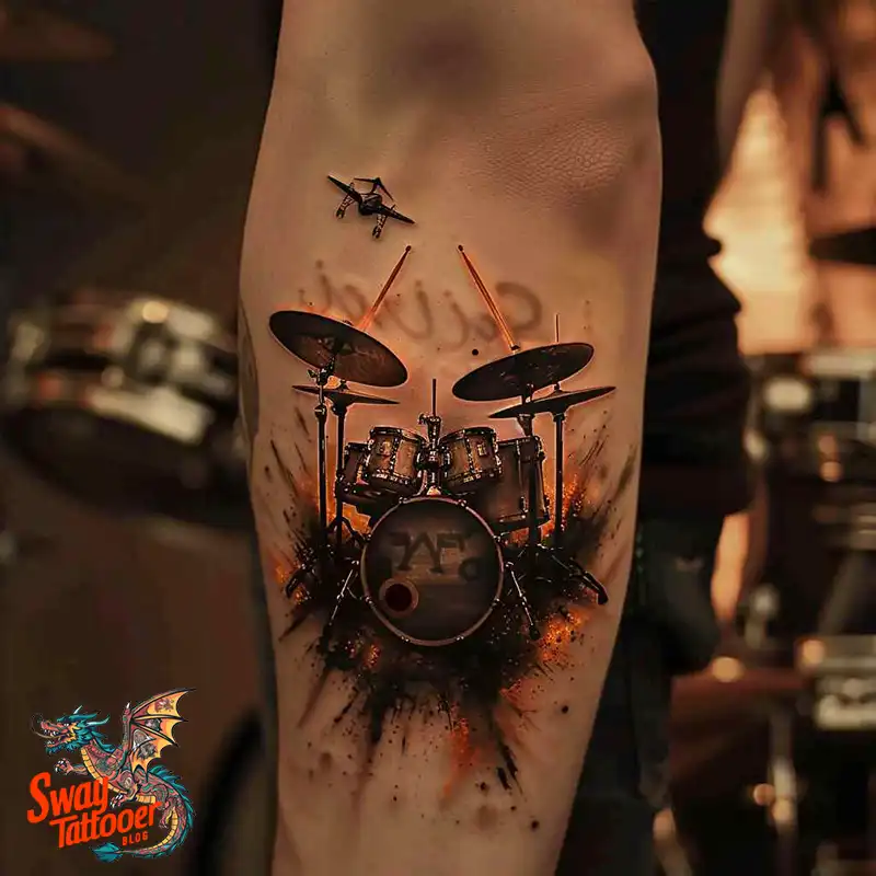 Drummer tattoo