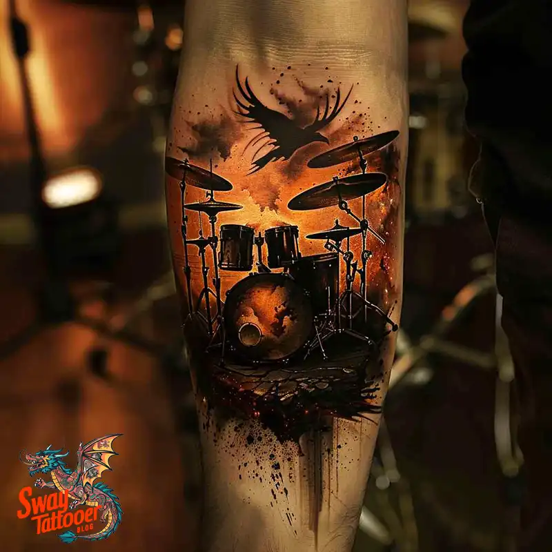 Drummer tattoo