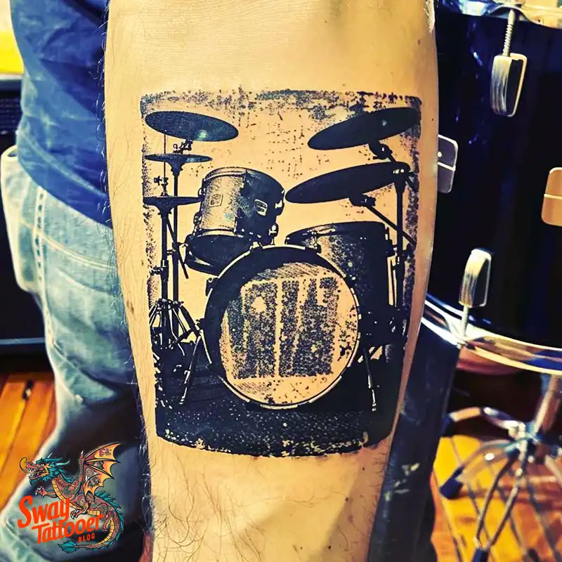 Drummer tattoo