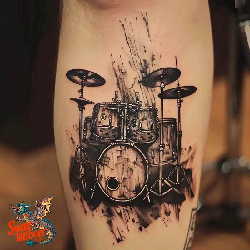 Drummer tattoo