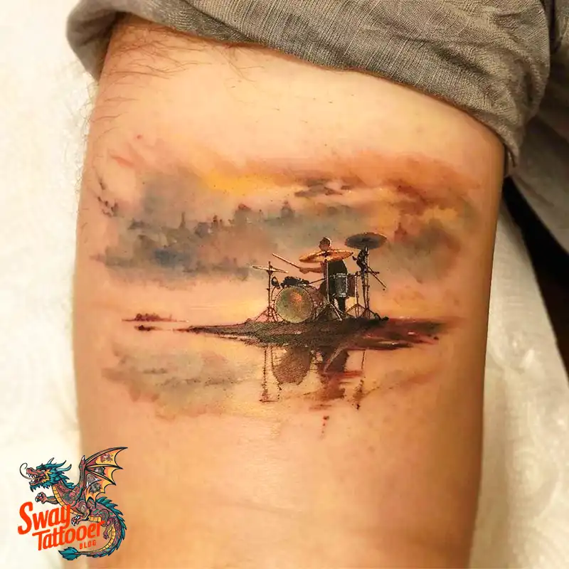 Drummer tattoo