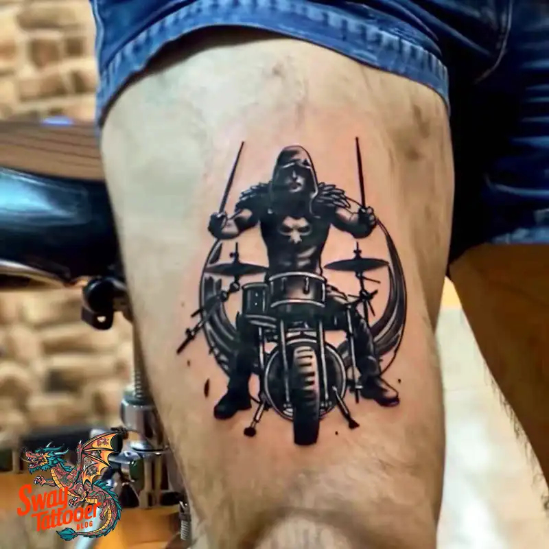 Drummer tattoo
